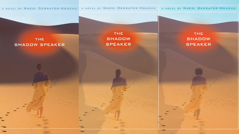From left: The original cover, the first revision, and the final version.